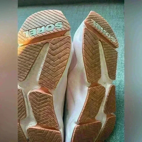 Sorel KINETIC RNEGD FLOAT Sneakers Women's Shoes Size 9.5 CHALK / ERASER PINK - Picture 9 of 10